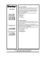 Preview for 13 page of Danby dac10007ee Use And Care Manual