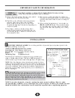 Preview for 4 page of Danby DAC10010E Owner'S Use And Care Manual