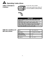 Предварительный просмотр 10 страницы Danby DAC10011E Owner'S Use And Care Manual