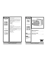 Danby DAC10066DE Use And Care Manual preview