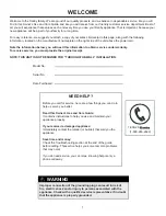 Preview for 3 page of Danby DAC150BBCWDB Owner'S Use And Care Manual