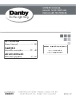 Danby DAC150EB2WDB Owner'S Manual preview