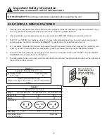 Preview for 6 page of Danby DAC150ECB1GDB Owner'S Use And Care Manual