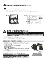 Preview for 21 page of Danby DAC150ECB1GDB Owner'S Use And Care Manual