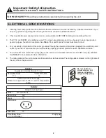 Preview for 6 page of Danby DAC150EUB2GDB Owner'S Use And Care Manual