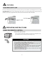 Preview for 8 page of Danby DAC180BBUWDB Owner'S Use And Care Manual