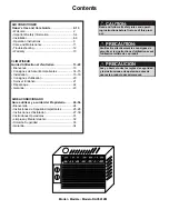 Предварительный просмотр 2 страницы Danby DAC5012M Owner'S Use And Care Manual