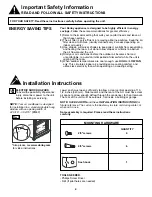 Предварительный просмотр 5 страницы Danby DAC5012M Owner'S Use And Care Manual