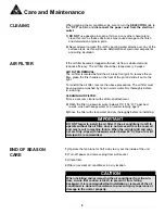 Preview for 10 page of Danby DAC5111M Owner'S Use And Care Manual