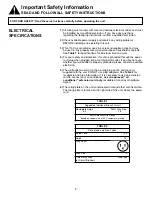 Preview for 4 page of Danby DAC6010E Owner'S Use And Care Manual