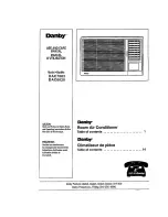 Preview for 1 page of Danby DAC6020 Use And Care Manual