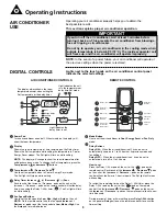 Preview for 10 page of Danby DAC8000 Owner'S Use And Care Manual