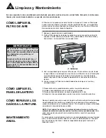 Preview for 36 page of Danby DAC8000 Owner'S Use And Care Manual