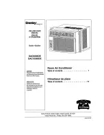 Preview for 1 page of Danby DAC9006DE Use And Care Manual