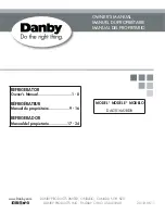 Preview for 1 page of Danby DAG016A1BDB Owner'S Manual