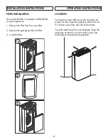 Предварительный просмотр 4 страницы Danby DAP152BAW-I Owner'S Manual