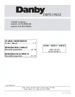 Preview for 1 page of Danby DAR016B1BM Owner'S Manual