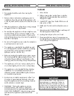 Preview for 4 page of Danby DAR022A1BDB Owner'S Manual