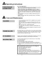 Preview for 10 page of Danby DAR023C1BDB Owner'S Use And Care Manual