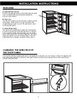 Preview for 6 page of Danby DAR026A1BDD Owner'S Use And Care Manual