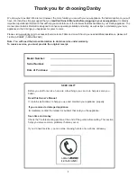 Preview for 4 page of Danby DAR033A1BBUD1 Owner'S Use And Care Manual