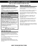 Preview for 3 page of Danby DAR044A1BDD Owner'S Use And Care Manual