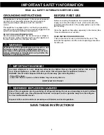 Preview for 3 page of Danby DAR044A4BSLDDU Owner'S Use And Care Manual