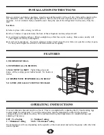 Preview for 4 page of Danby DAR110A1WDD Owner'S Use And Care Manual