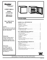 Danby DAR194 Owner'S Manual preview