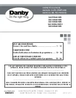 Danby DAS120BAHWDB Owner'S Manual preview