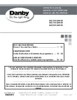 Preview for 1 page of Danby DAS120GAHWDB Owner'S Manual