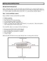 Preview for 6 page of Danby DAS120GBHWDB Installation Manual