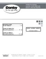 Danby DBC044C1SSDB-6 Owner'S Manual preview