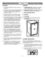 Preview for 4 page of Danby DBC117A1BSSDB Owner'S Manual