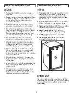 Предварительный просмотр 3 страницы Danby DBC117A2BSSDD-RF Owner'S Manual