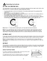 Предварительный просмотр 9 страницы Danby DBC120BLS Owner'S Manual