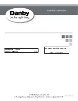 Предварительный просмотр 1 страницы Danby DBC122KD1BSS Owner'S Manual