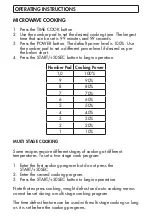 Предварительный просмотр 10 страницы Danby DBMW0720ASD Owner'S Manual