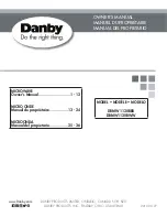 Danby DBMW1120BBB Owner'S Manual предпросмотр