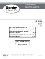 Danby DBSH01113WD13 Owner'S Manual preview