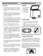 Preview for 4 page of Danby DCF070A5WCDB Owner'S Manual