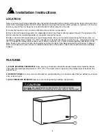 Preview for 5 page of Danby DCF081A1WDD Owner'S Use And Care Manual