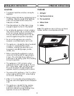 Preview for 4 page of Danby DCF145A2WDB Owner'S Manual