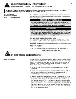 Preview for 4 page of Danby DCF401W1 Owner'S Use And Care Manual