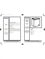 Danby DCF660W Owner'S Manual preview