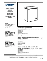 Preview for 1 page of Danby DCF700W Owner'S Manual