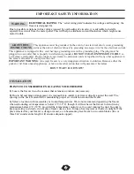 Preview for 3 page of Danby DCF709BL Owner'S Use And Care Manual