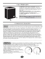 Preview for 9 page of Danby DCF709BL Owner'S Use And Care Manual