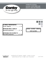 Danby DCR016A1BBSL Owner'S Manual preview