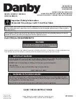 Preview for 1 page of Danby DCR016A3BBUD5 Owner'S Use And Care Manual